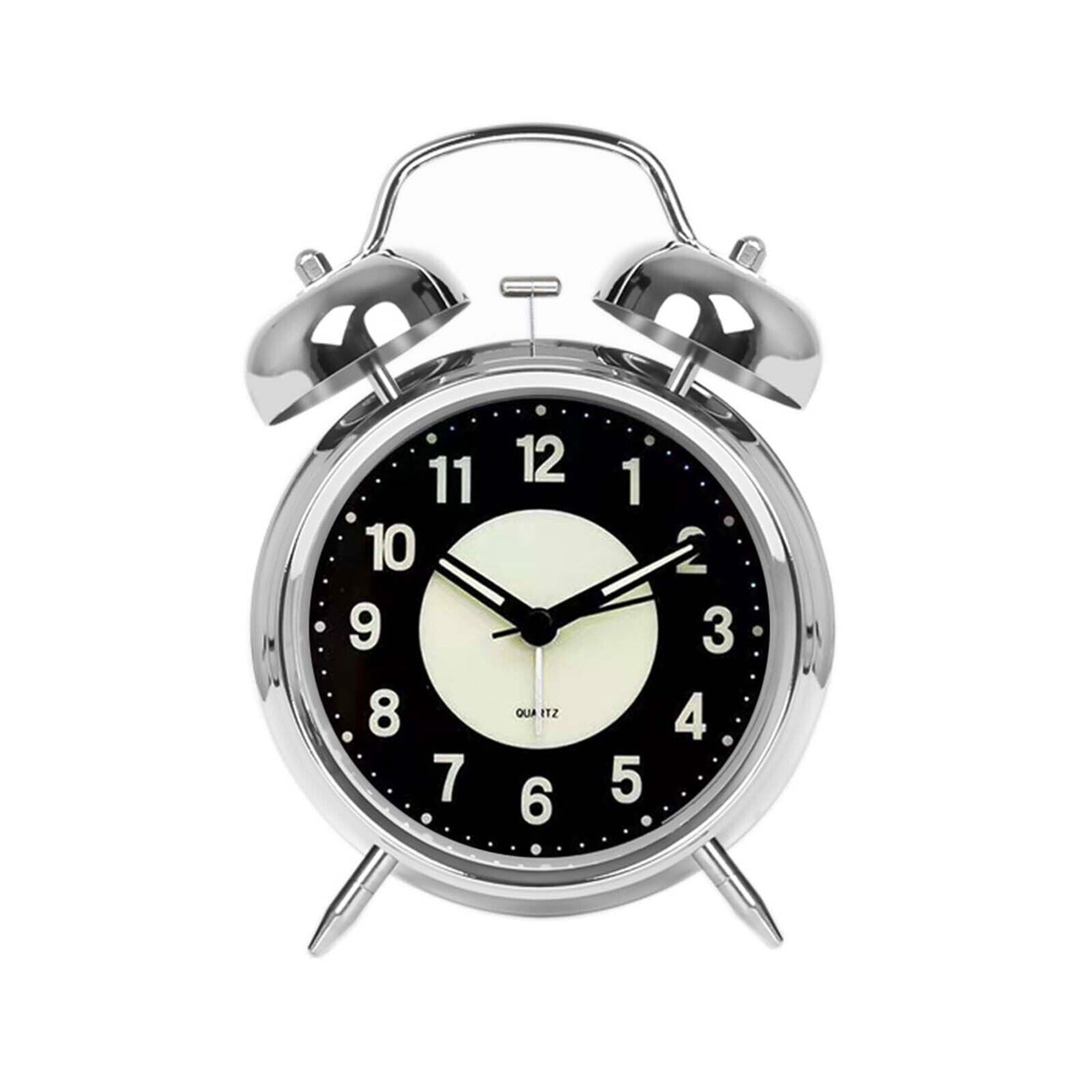 Round Shape Retro Twin bell Loud Bedside Alarm clock~5221