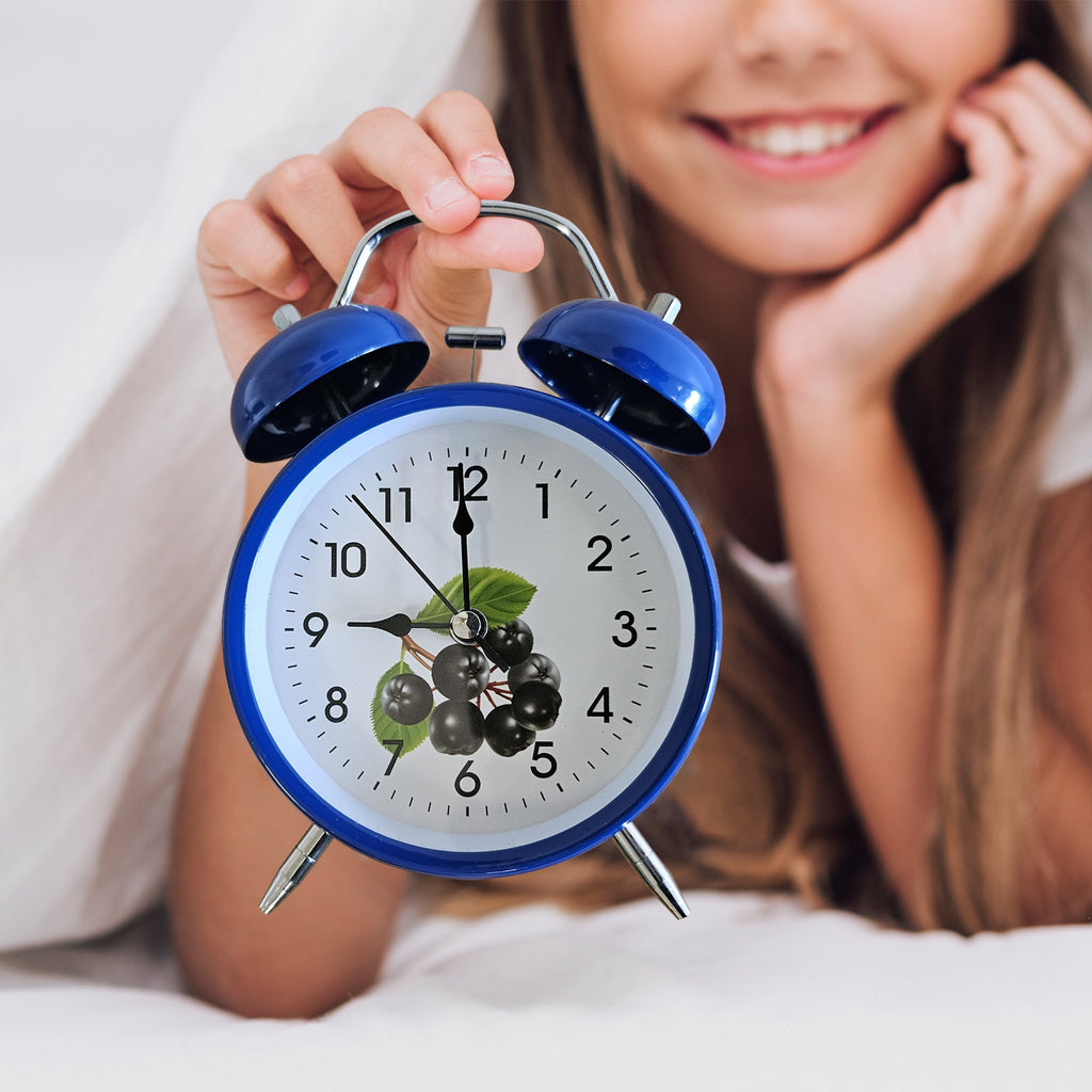 Round Shape Retro Twin bell Loud Bedside Alarm clock~5221