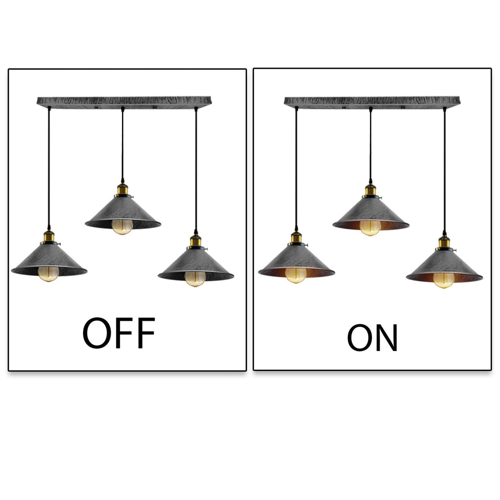 Industrial Metal Pendant Light Fixture ~6377