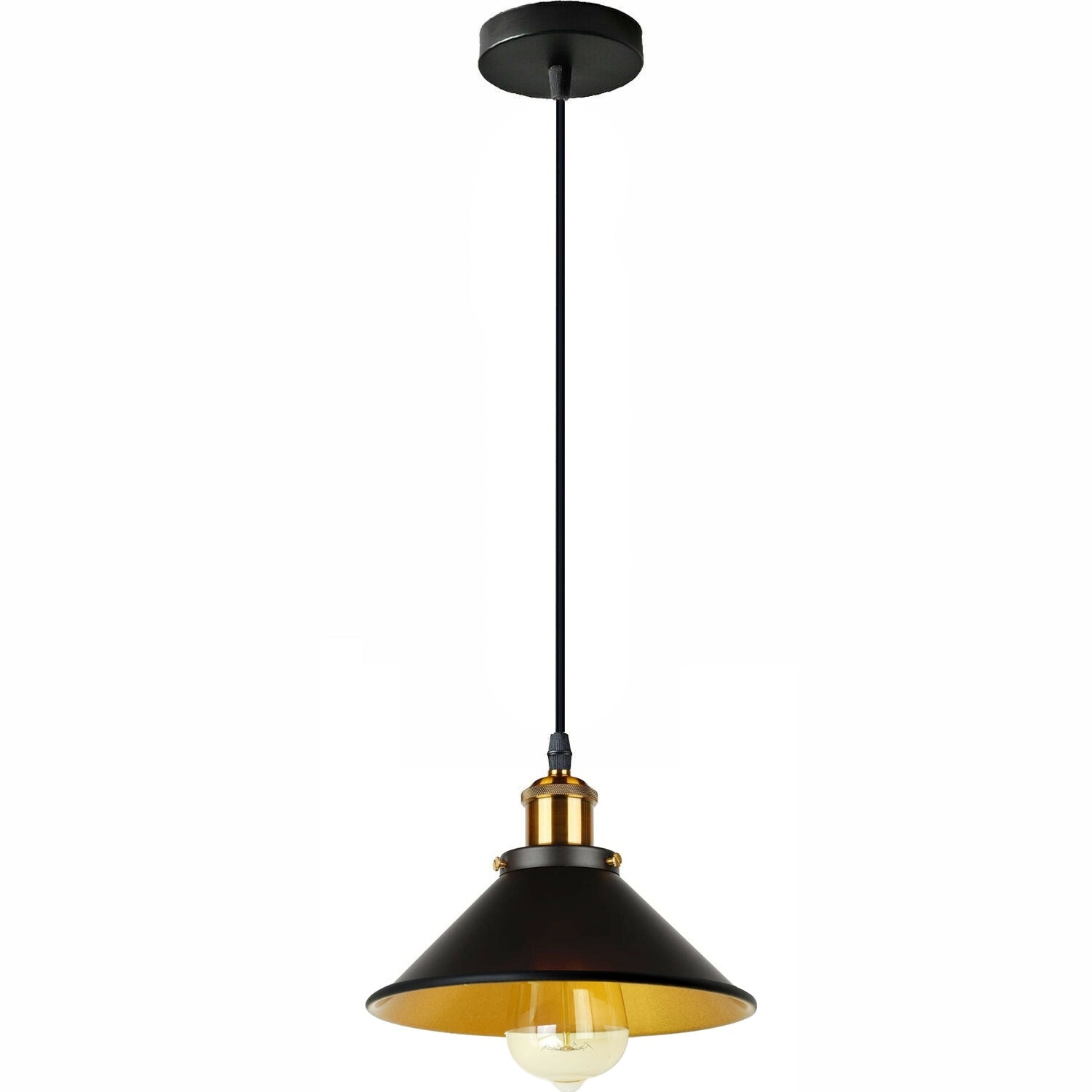 Vintage E27 Ceiling Pendant Light Lampshade Industrial Pendant Lamp Bulb Holder~2062