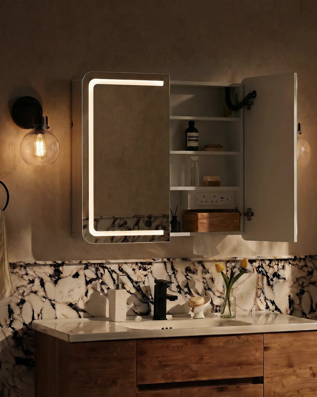 Mira Bathroom Mirror Cabinet