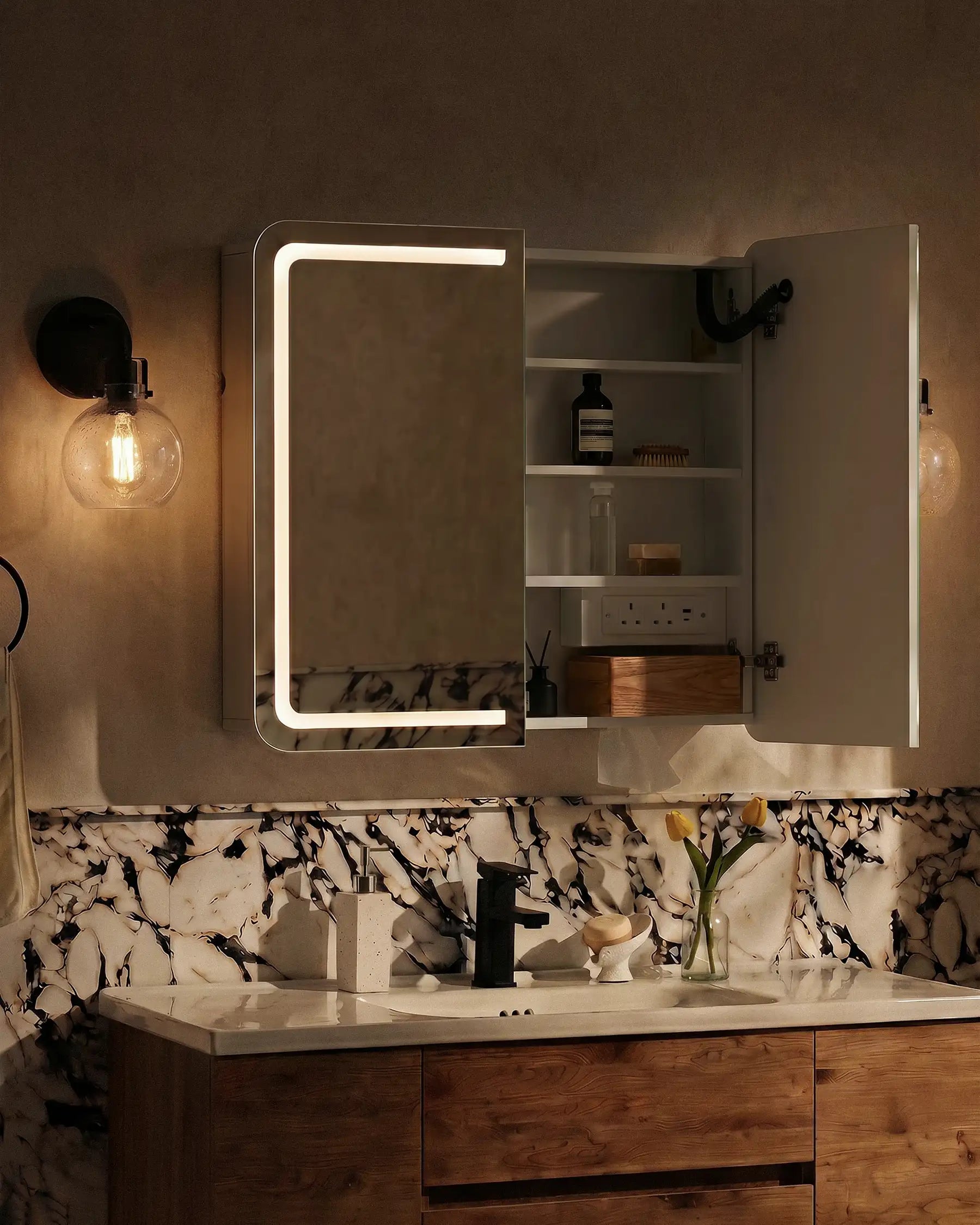 Mira Bathroom Mirror Cabinet
