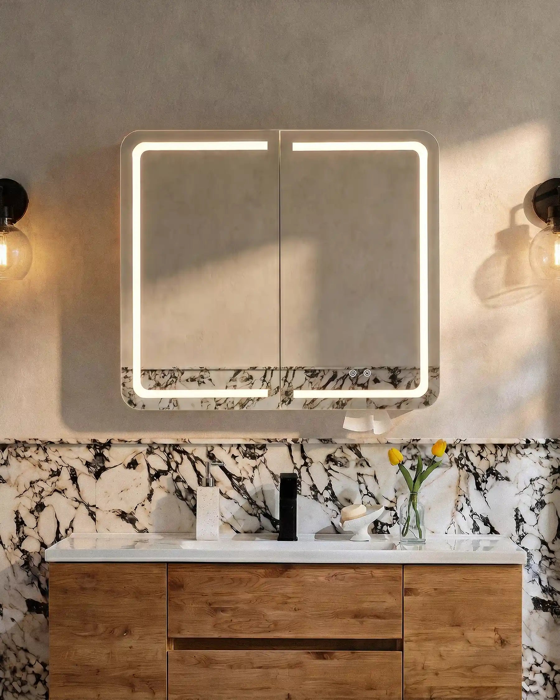 Mira Bathroom Mirror Cabinet
