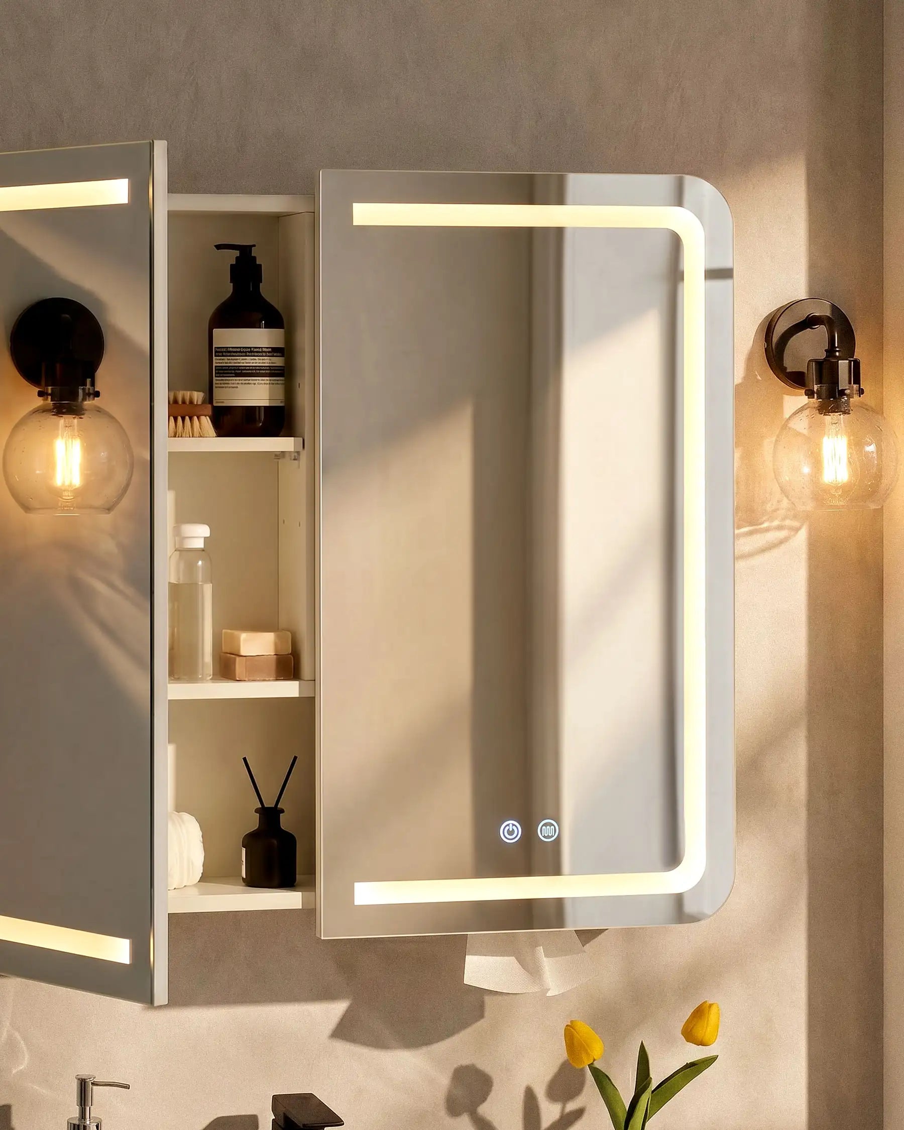 Mira Bathroom Mirror Cabinet