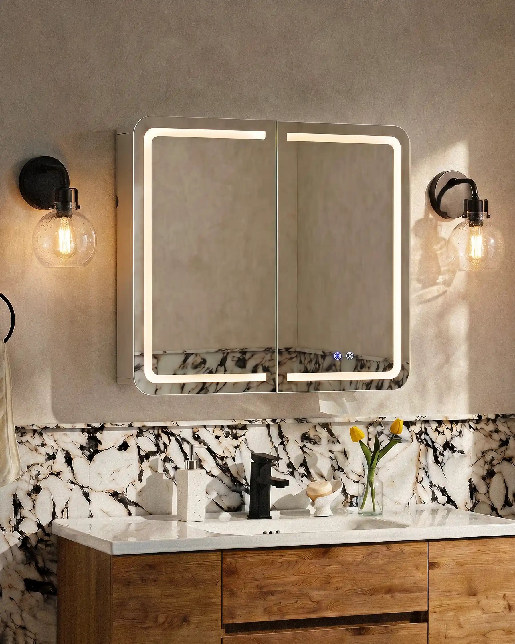 Mira Bathroom Mirror Cabinet