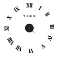 Affordable Sticker Wall Clock with Roman Numerals~5408