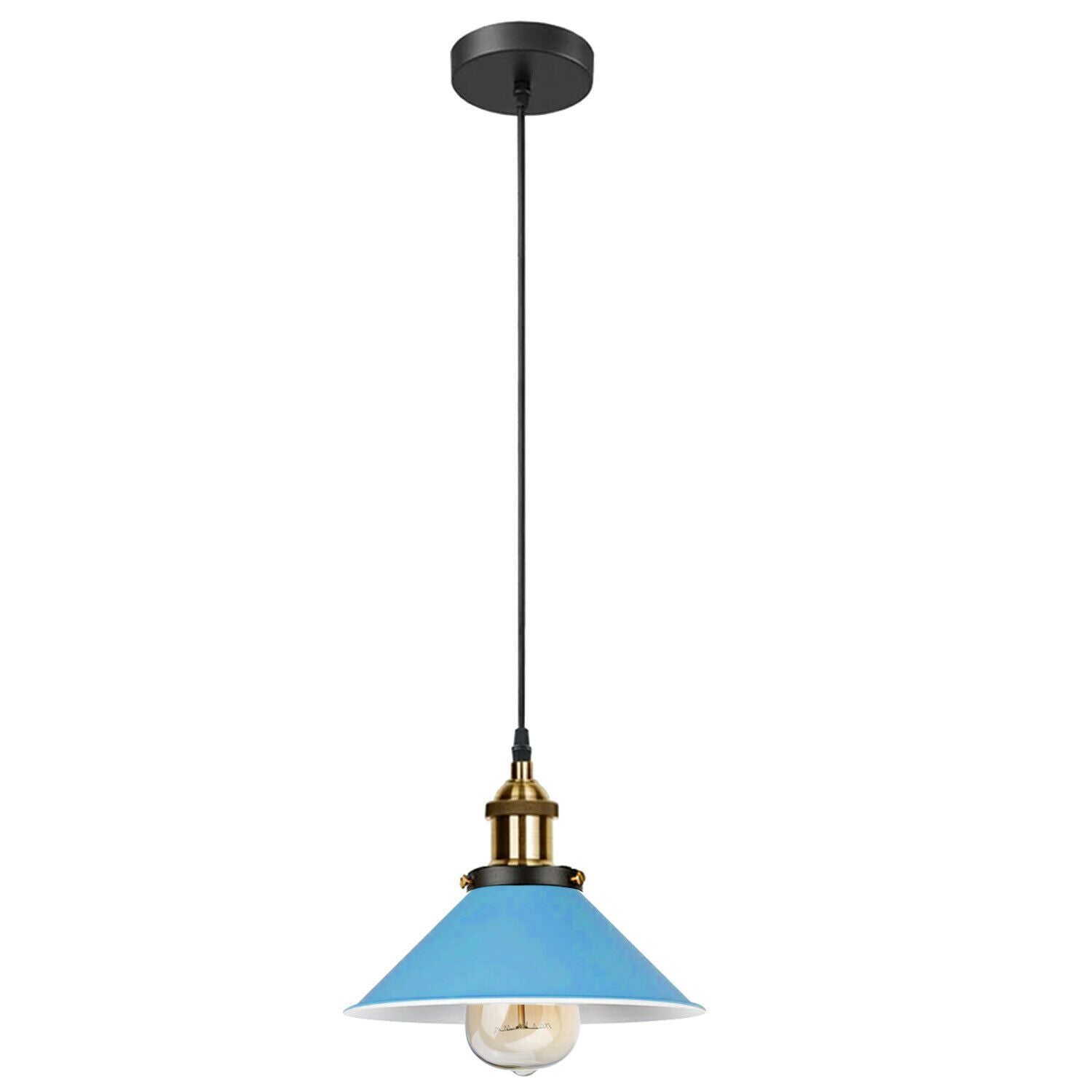 Vintage E27 Ceiling Pendant Light Lampshade Industrial Pendant Lamp Bulb Holder~2062