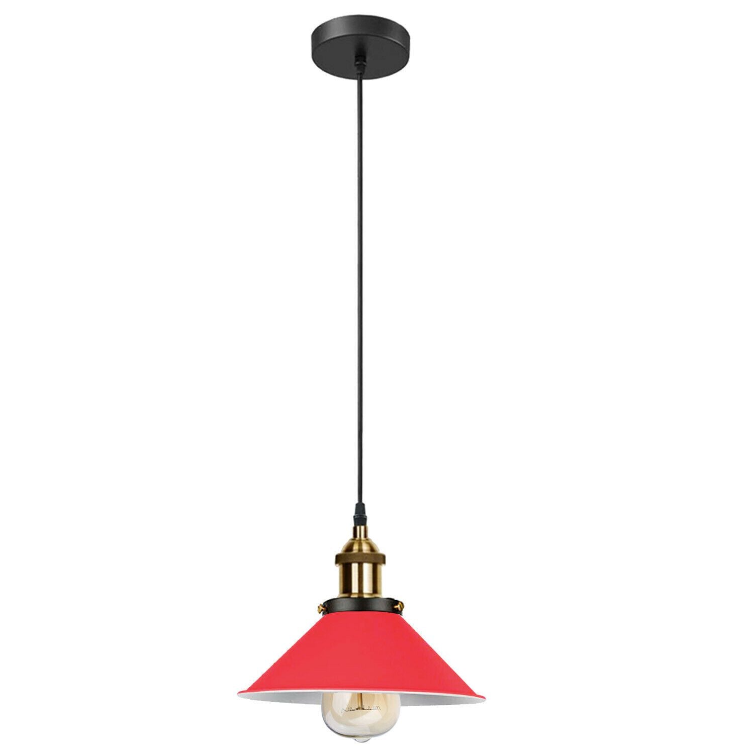 Vintage E27 Ceiling Pendant Light Lampshade Industrial Pendant Lamp Bulb Holder~2062