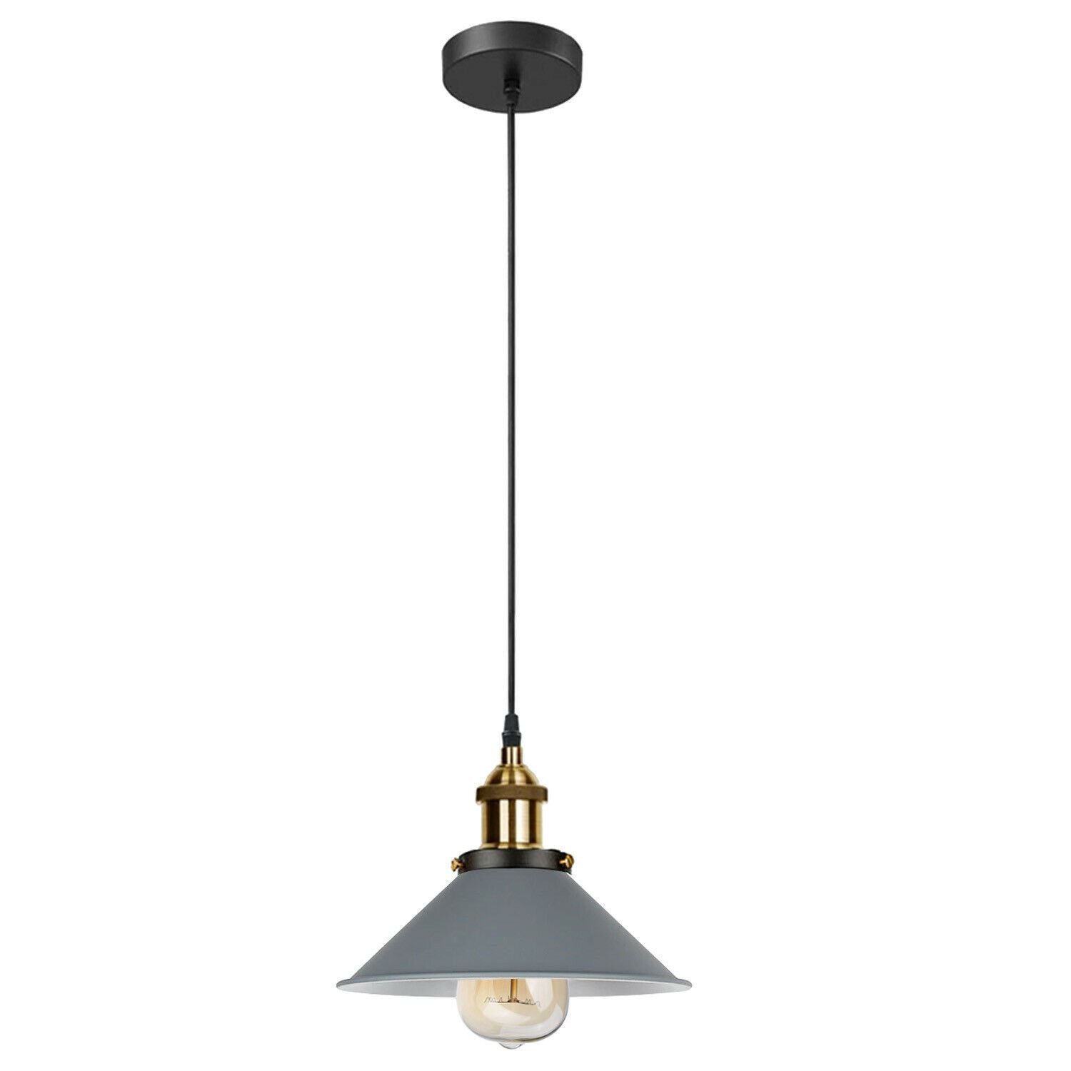 Vintage E27 Ceiling Pendant Light Lampshade Industrial Pendant Lamp Bulb Holder~2062