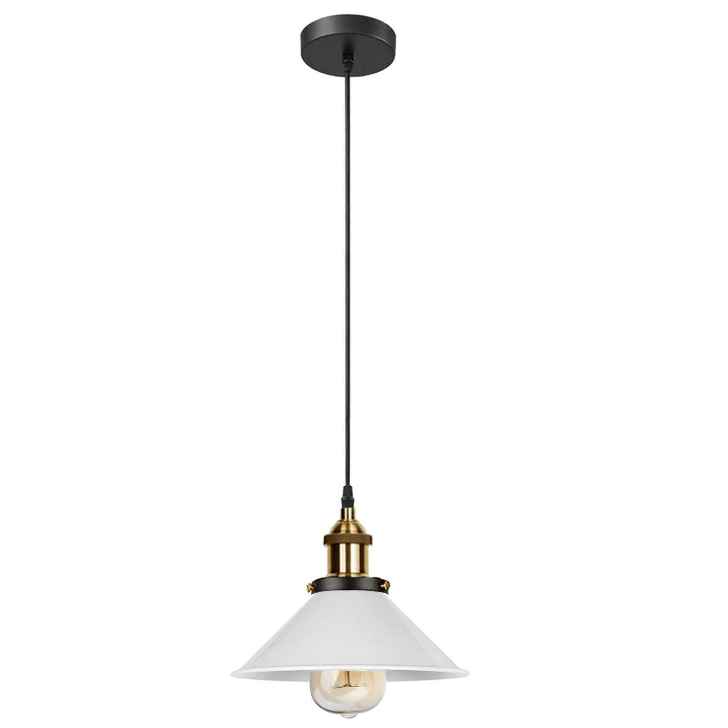 Vintage E27 Ceiling Pendant Light Lampshade Industrial Pendant Lamp Bulb Holder~2062
