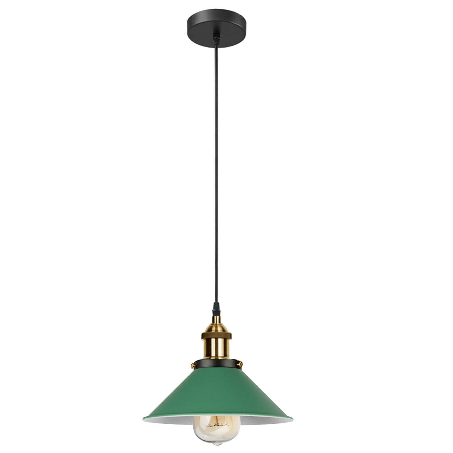 Vintage E27 Ceiling Pendant Light Lampshade Industrial Pendant Lamp Bulb Holder~2062